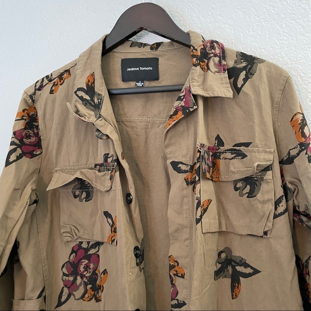 JEALOUS TOMATO Pinpoint Floral Jacket Small - Picture 6 of 10